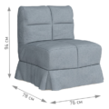 Кресло-кровать Паола (Лама 02)